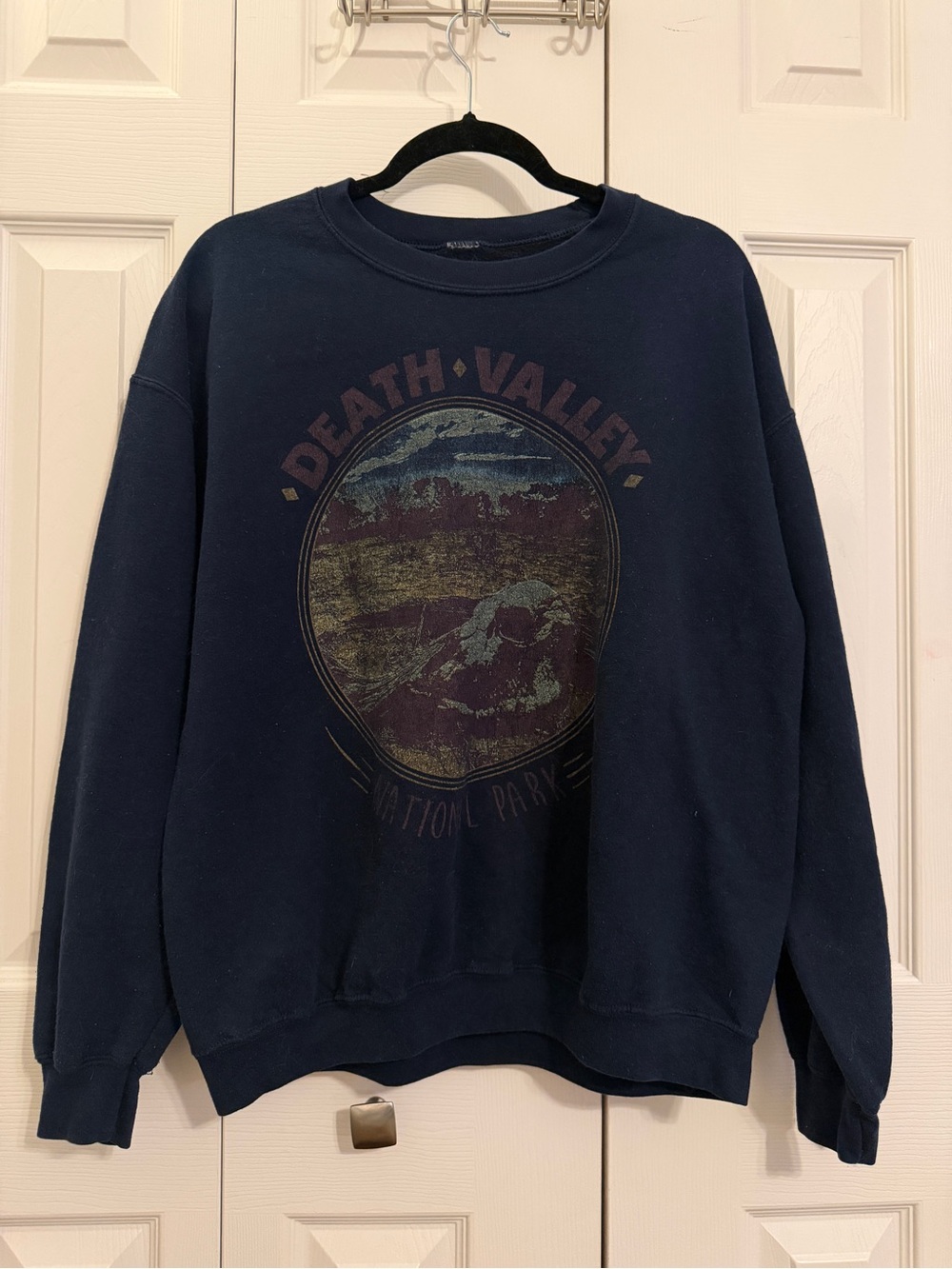 Death Valley National Park Faded Graphic Sweatshirt Desert Gorpcore Outdoors